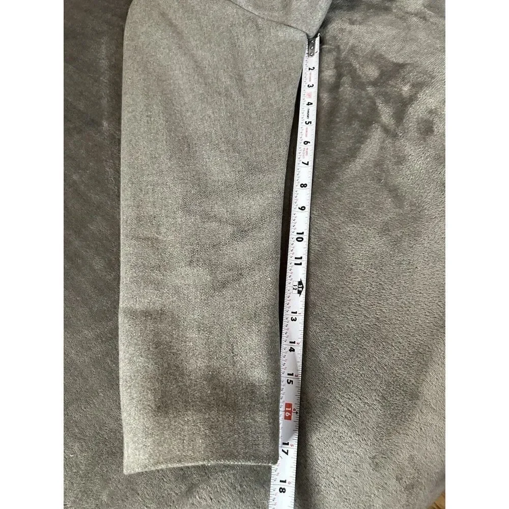 J. Crew Woman Grey Wool Melton Boyfriend Coat A8907 Sz 8 - Picture 9 of 12